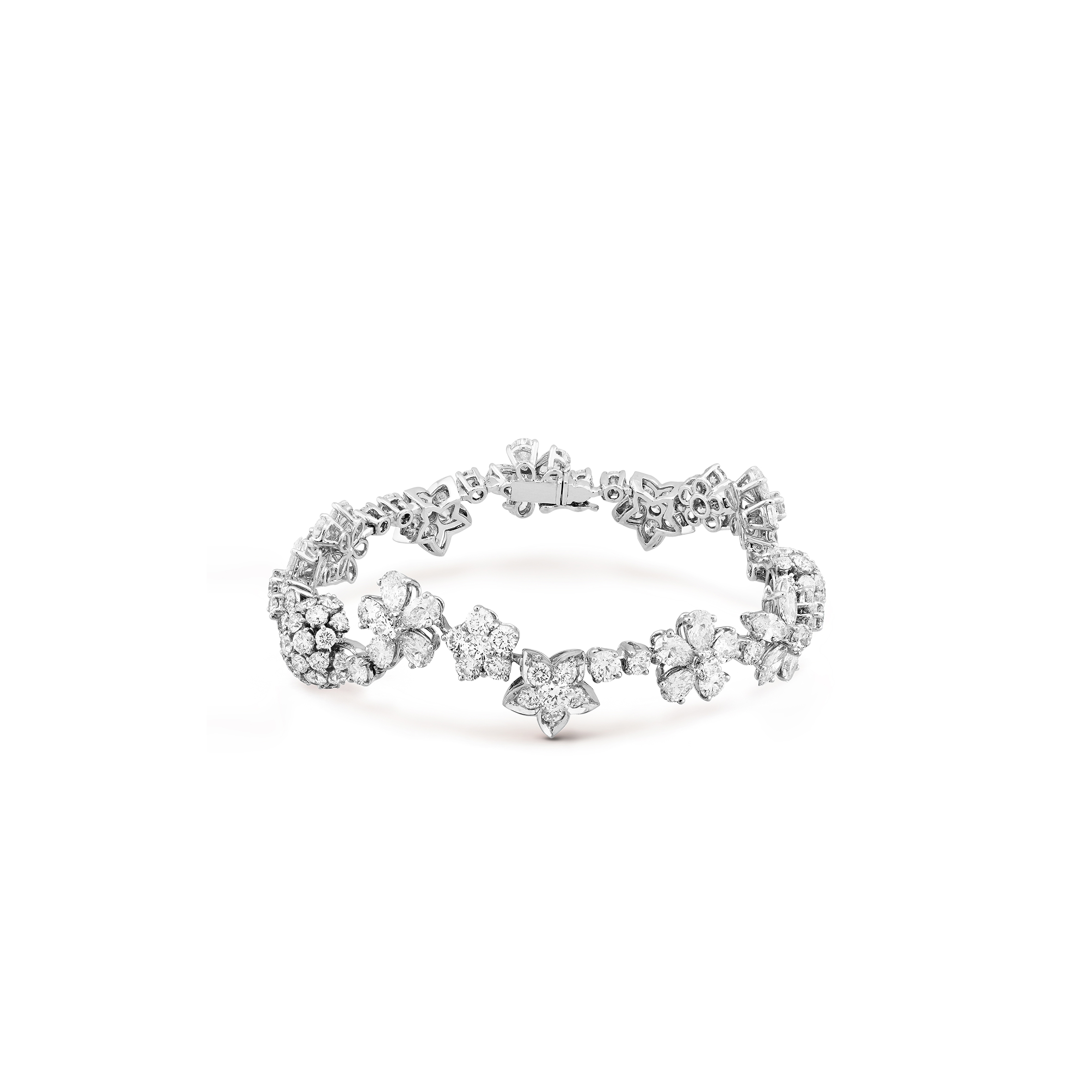 V*N CL*F arpels folie des prÉs bracelet - white gold, diamond  vcarp05b00